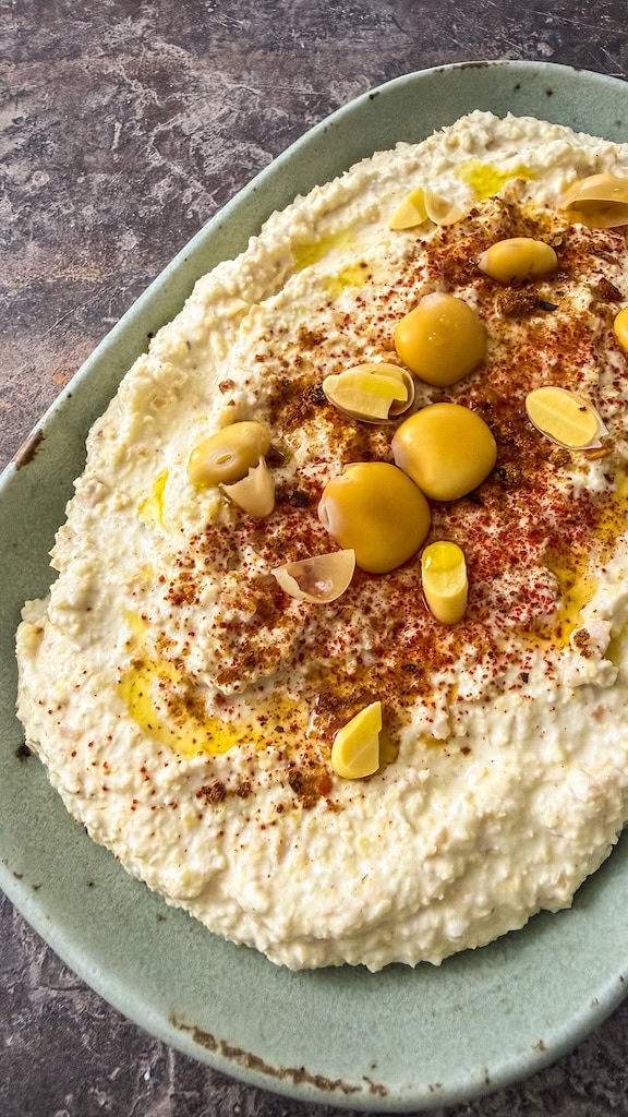 Lupinen Hummus high fiber